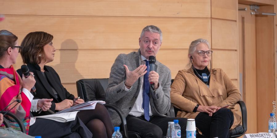 ECCAR president, Benedetto Zacchiroli and vice-president, Lucienne Redercher ECCAR president, Benedetto Zacchiroli and vice-president, Lucienne Redercher