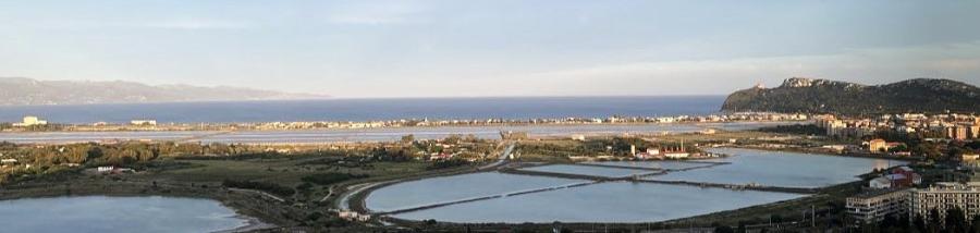 A Photograph overlooking the city of Cagliari