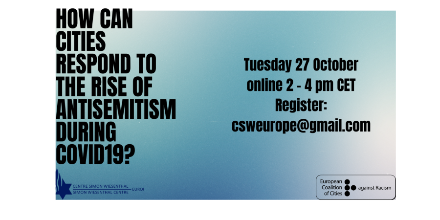 How can cities respond to the rise of antisemitism?