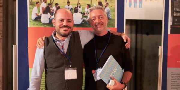 ECCAR president, Benedetto Zacchiroli (right) and Vice-president, Lefteris Papagiannakis (left)